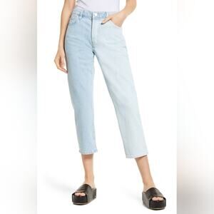 NEW FRAME Le Slouch Straight Leg Crop Jeans